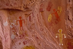 An example of protected anthropomorphs and handprints